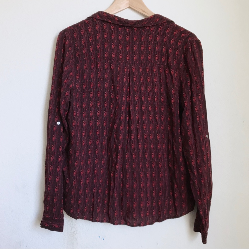 Long Sleeve Ruffle Blouse - Picture 3 of 6
